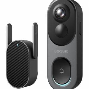 360 Botslab CAM- R811 智能門鈴Doorbell 2.5K UHD 無線視訊門鈴, 雷達偵測感應2.5K...