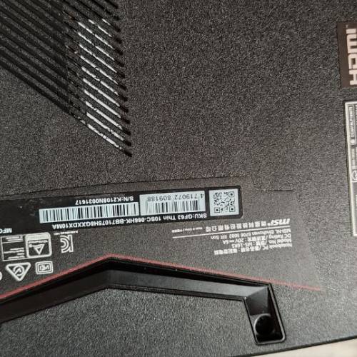 MSI GF63 Thin 10SC Notebook