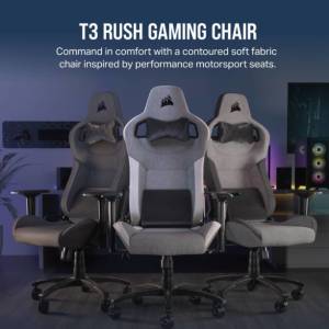 CORSAIR CO-GC-T3-2023-RUSH-CHARCOAL T3 RUSH Gaming Chair CHARCOAL / GREY + CHAR
