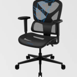 THUNDERX3 AE-GC-YTC-RACERBLUE YTC ERGONOMIC OFFICE CHAIR