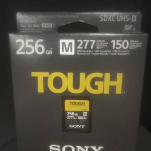 Sony SF-M Series Tough UHS-II SDXC 記憶卡 256GB SF-M256T