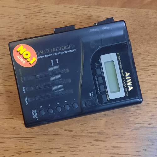 CASSETTE RADIO VINTAGE Panasonic Walkman RQ-V152 AM/FM, fonctionne très