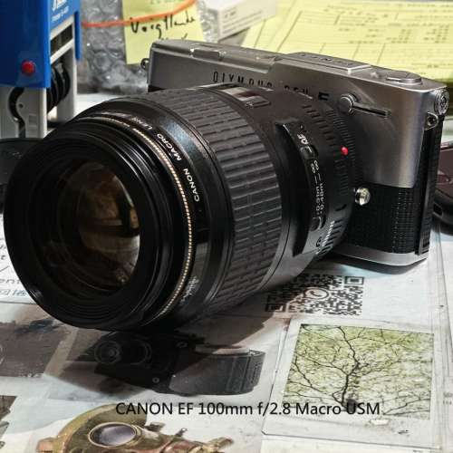 Repair Cost Checking For CANON EF 100mm f/2.8 Macro USM Crash 抹鏡、光圈維修、...