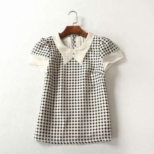 Polka dot blouse