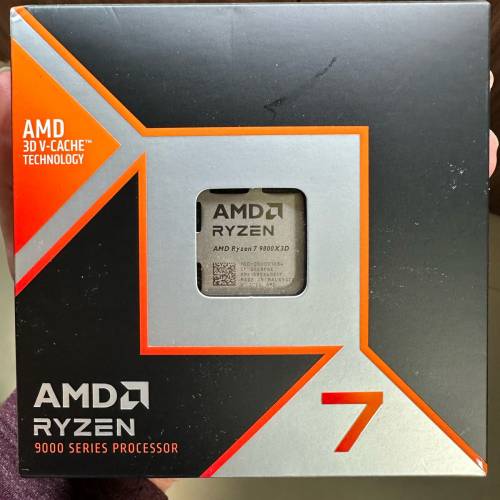 全新AMD 9800X3D 盒裝