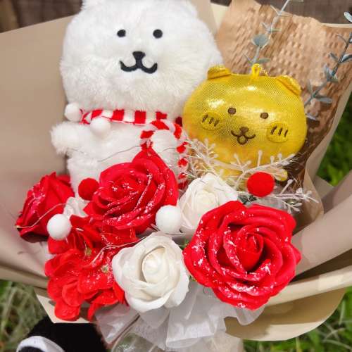獨家原創 職業花藝術主理 joke bear花束 自嘲熊公仔花束 $299現貨確認轉賬後長沙灣...