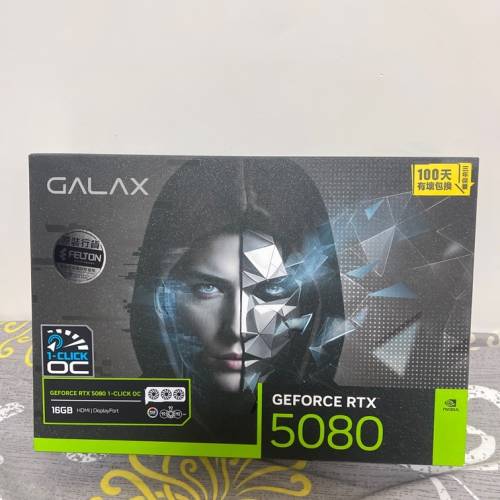 全新行貨 Galax rtx 5080 16gb GDDR7 1-click oc
