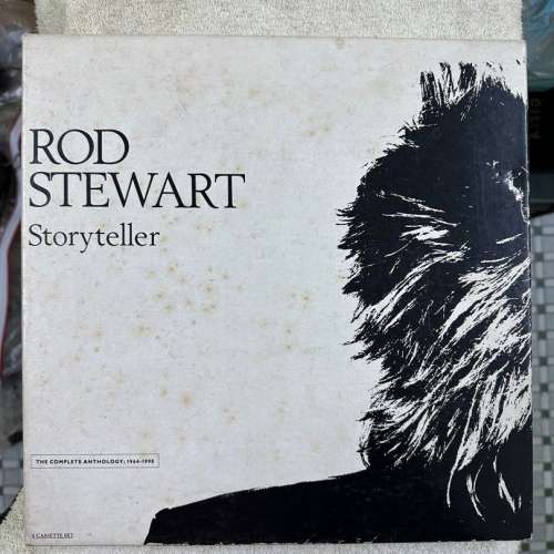 Rod Stewart Storyteller 4 cassette set with The Complete Anthology:1964-1990