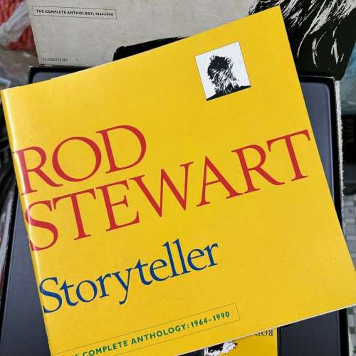 Rod Stewart Storyteller 4 cassette set with The Complete Anthology:1964-1990