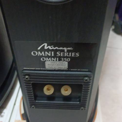 Mirage 柱形座地喇叭，有少崩少花，整體企理有面網，歡迎試取！售$1800