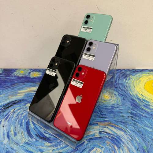 （色系靚後備機）Apple IPhone/iPhone 11 /128,256gb/紅色❤️/紫色💜/綠色💚/黑色...
