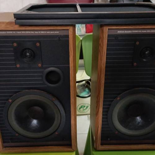 American Acoustics speakers，整體企理吾太殘，有歲月底部爆邊，歡迎試取！售$1300