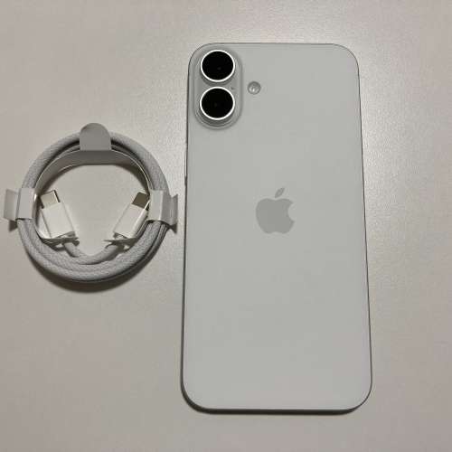 iPhone 16 128gb eSim+實體sim 充電40次 電池健康度100% 外觀全新 配件全新 無鎖 原...
