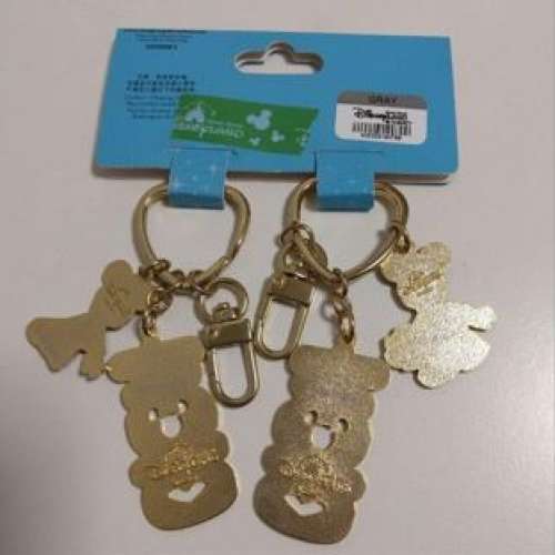 全新 DISNEY Mickey Minnie 米奇 米妮 紅雙喜 結婚 吊飾 鎖匙扣