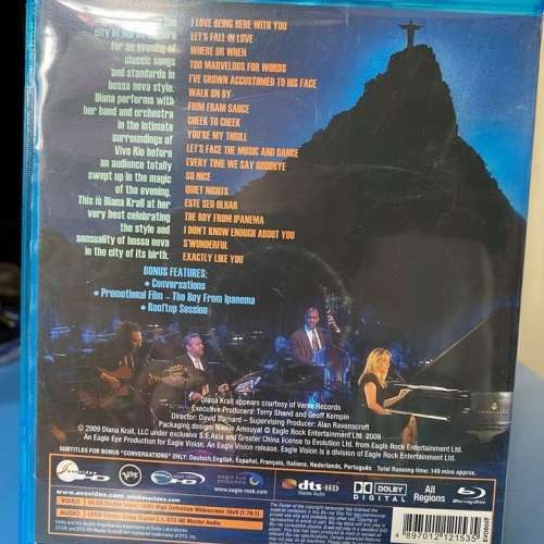 diana LIVE IN RIO krall ( blu ray )