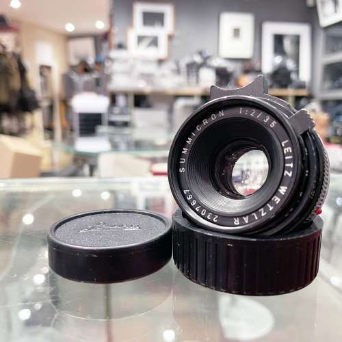 Leica Summicron 35mm F/2 6 Elements Black