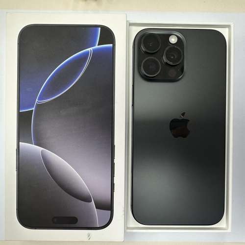 iPhone 16 pro max 1TB 黑色鈦