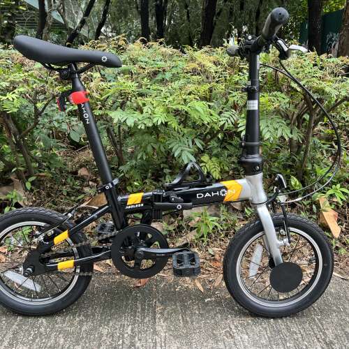 2023 最新款 DAHON KAA411 KIDKING 單速鋁合金兒童折叠車 送水架前後蛙燈叮叮