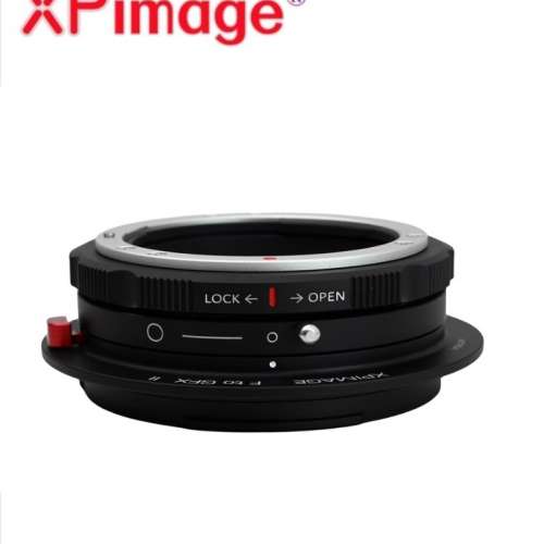 Xpimage Locking Adapter For NIKON G Mount Lens To Fujifilm G-Mount II