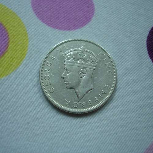 斐濟 1943 年發行 1 弗洛林銀幣