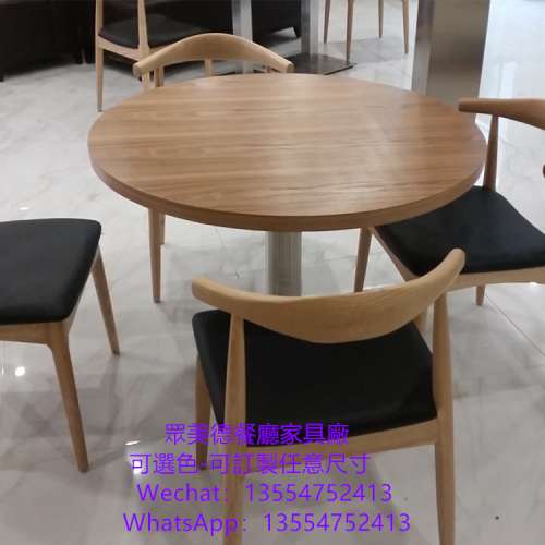 餐飲店餐桌椅定制，香港餐廳家具訂造，實木餐枱餐椅家具工廠
