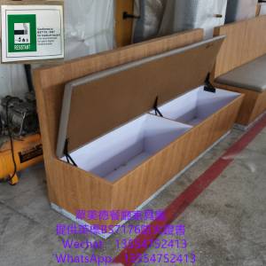 儲物卡座梳化，,茶餐廳卡位梳化訂造,防火阻燃卡位梳化,儲物櫃沙發訂製,茶餐料理店卡...