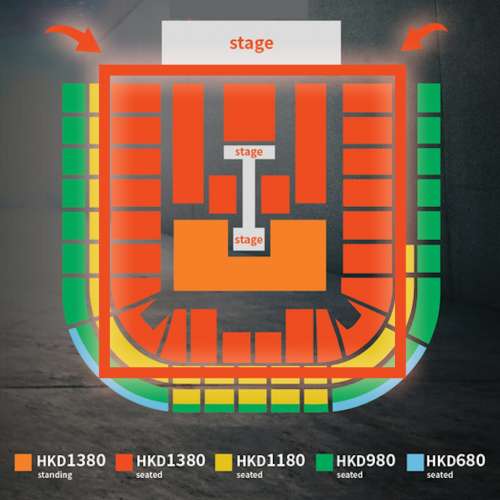 謝霆鋒公售門票【980票面】ticketbuynow.com