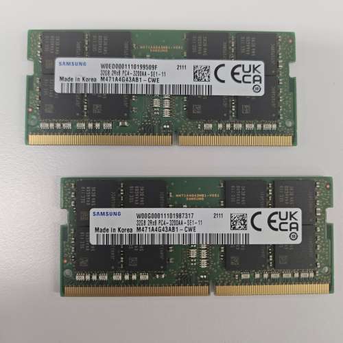 Samsung SODIMM DDR4-3200 32G Notebook RAM