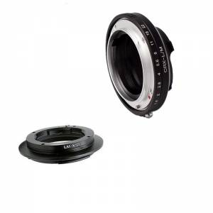 Double Adapter, Contarex (CRX) Mount SLR Lens and Leica M To Hasselblad XCD