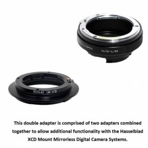 ROOLAD Double Adapter Nikon F Mount G Lens And Leica M To Hasselblad XCD 組合接...