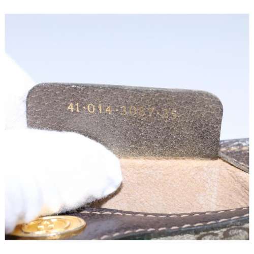 GG Supreme Web Sherry Line Clutch Bag PVC Beige Green Red 105465