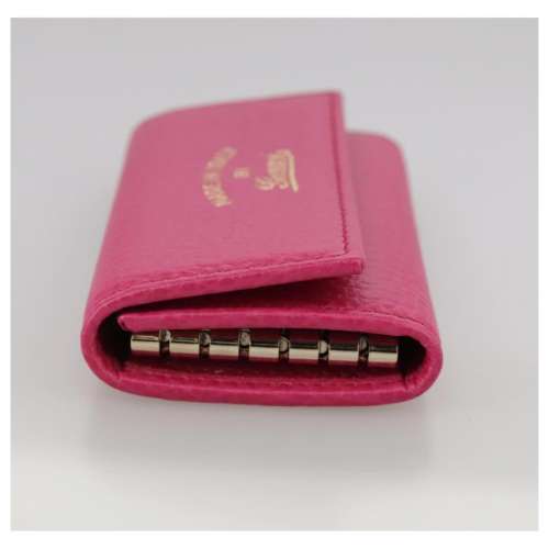 Swing Key Case Leather Pink 354499 am7524