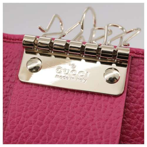 Swing Key Case Leather Pink 354499 am7524