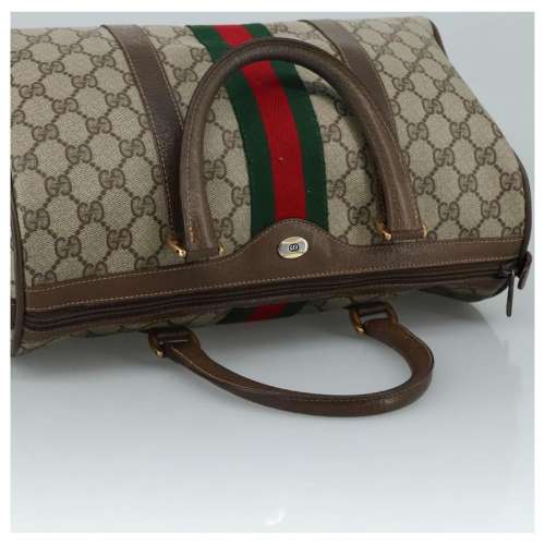 Supreme Web Sherry Line Boston Bag PVC Beige 58 02 007 106801