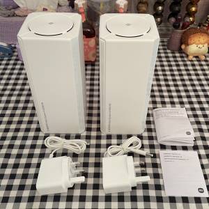 小米 Xiaomi Wi-Fi 6 Mesh System AX3000 NE 路由器（2件裝）行貨 100%全新 只開盒...