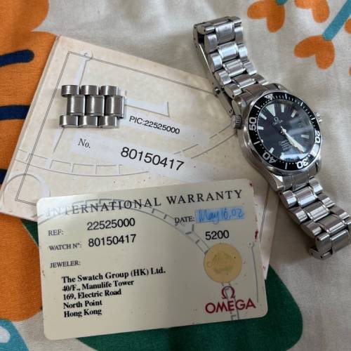 2002 omega seamaster 36mm 30m diver