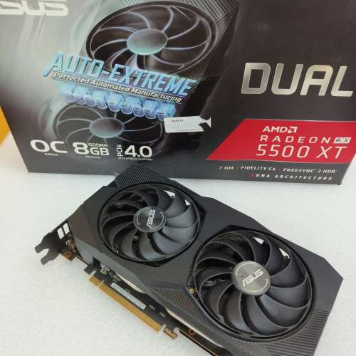 ASUS Dual RX5500 XT OC 8GB