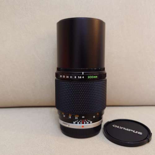 Olympus OM Zuiko 200mm f/4 新淨遠攝鏡頭 有內置遮光罩Hood 200 f4 適合生態攝影 ...