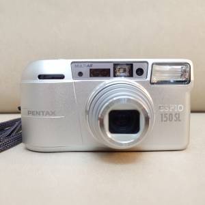 Pentax Espio 150SL 新淨銀色菲林相機 傻瓜機 38-150mm底片相機 Film Point Shoot ...