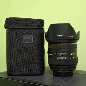 Sigma 24-70mm f2.8 EX DG HSM for nikon F mount 鏡頭 連鏡袋