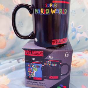 Super mario heat change mug 超級馬里奧遇熱變色陶瓷杯 $109連盒，不議價！不包郵...