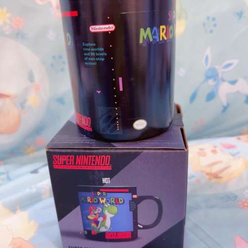 Super mario heat change mug 超級馬里奧遇熱變色陶瓷杯 $109連盒，不議價！不包郵...