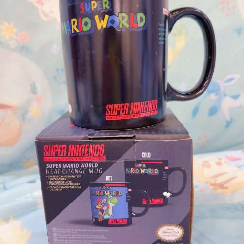 Super mario heat change mug 超級馬里奧遇熱變色陶瓷杯 $109連盒，不議價！不包郵...
