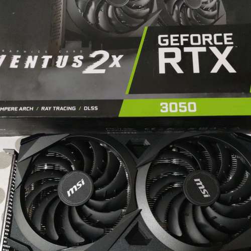 MSI GeForce RTX3050  VENTUS 2X 8G DDR6 128Bit 顯示卡