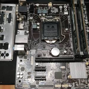 GA-B85M-DS3H (rev. 2.0) Micro-ATX主機版 ((正版Window10Pro啟用碼)) Socket 1150
