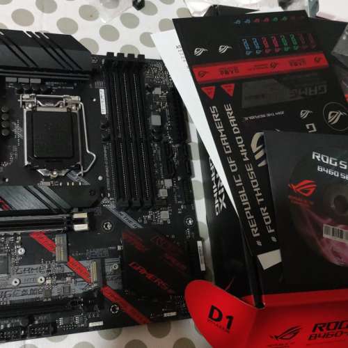 10、11代 ROG STRIX B460-G GAMING Micro-ATX主機版 ((正版Window10Pro)) Socket 1200