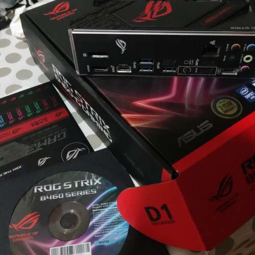 10、11代 ROG STRIX B460-G GAMING Micro-ATX主機版 ((正版Window10Pro)) Socket 1200