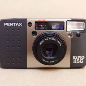 Pentax Espio 115G 新淨賓得中古菲林相機 38-115mm 菲林傻瓜機 底片相機 Film Poin...