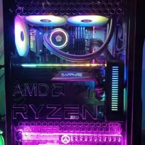 第 10 代 Intel® Core™ i7 處理器 台式水冷電競RGB 電腦主機，高配16G 記憶體，4G...
