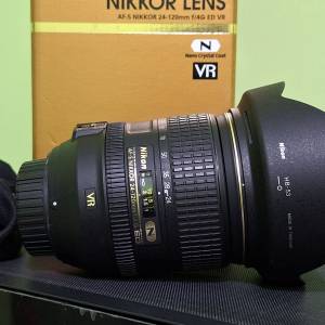 極少用 齊盒齊單 Nikon AF-S 24-120mm F/4G ED VR 鏡頭